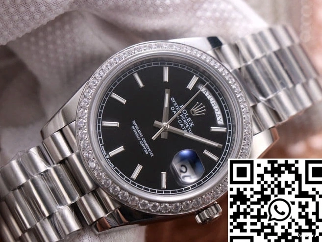 Factory EW Dial Day-Date Rolex M228349RBR-0002 Black 1113